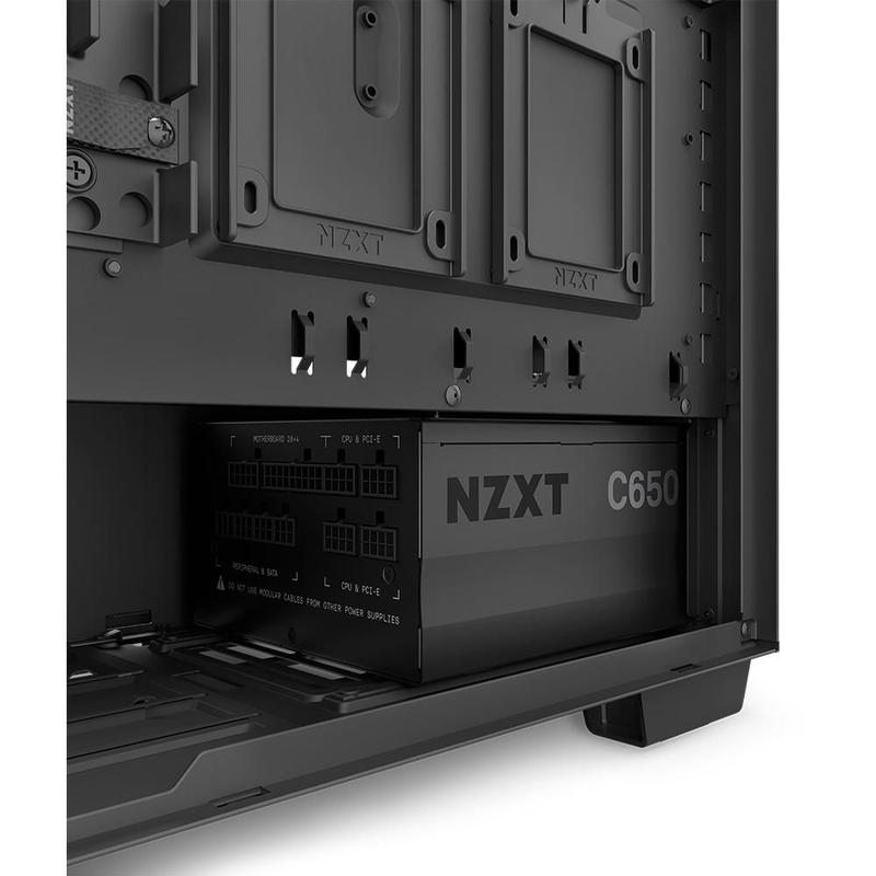 NZXT C650 Gold PA-6G1BB-JP 80PLUS 650W電源 Fonte NZXT C650 Gold, 650W, 80 Plus Gold, Modular, Preto - PA